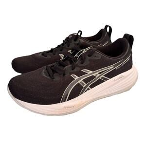 Asics Mens Gel Cumulus 27 1011B960 Black Running Shoes Sneakers Black White 9.5